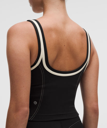 Lululemon Women's Glow Up Tank Top Medium Support, C/D Cup *Pipe Detail