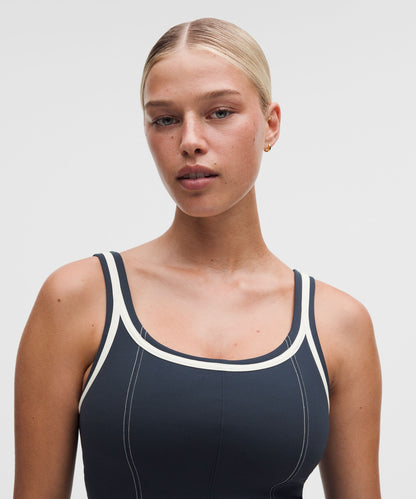 Lululemon Women's Glow Up Tank Top Medium Support, C/D Cup *Pipe Detail