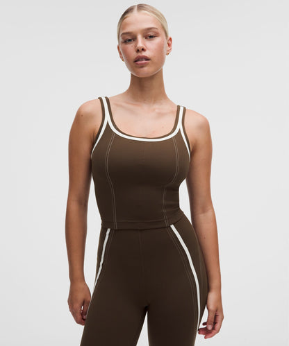 Lululemon Women's Glow Up Tank Top Medium Support, C/D Cup *Pipe Detail