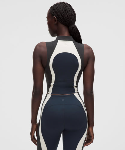 Lululemon Women's Ultralu™ Zip-Front Cropped Tank Top