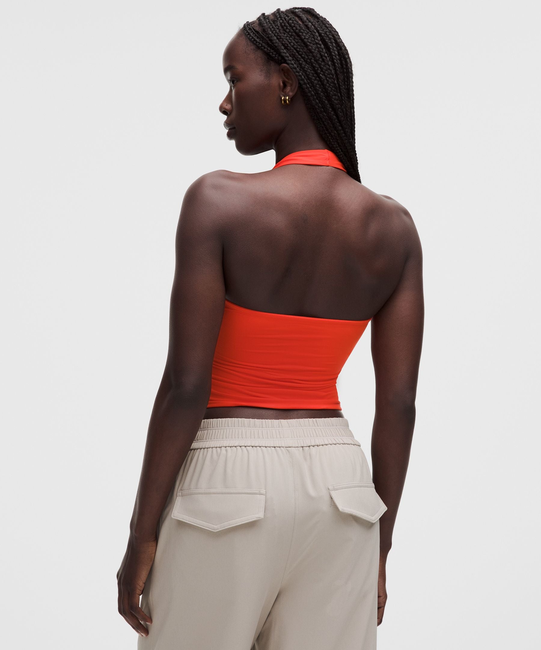 Lululemon Women's Wundermost Ultra-Soft Nulu Halter Tank Top