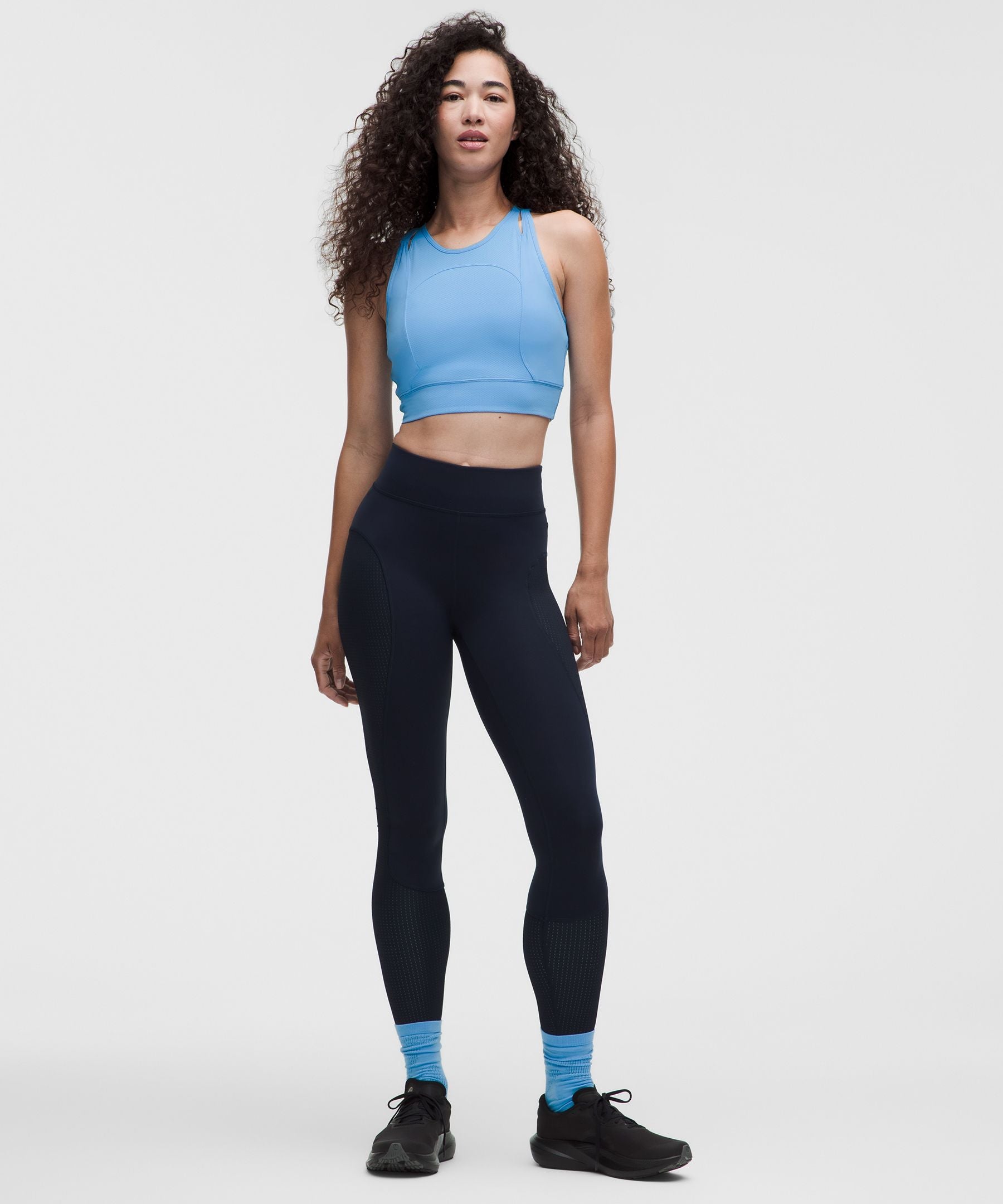 Lululemon Women's Mesh Cut-Out Cropped Tank Top *SLNSH Collection