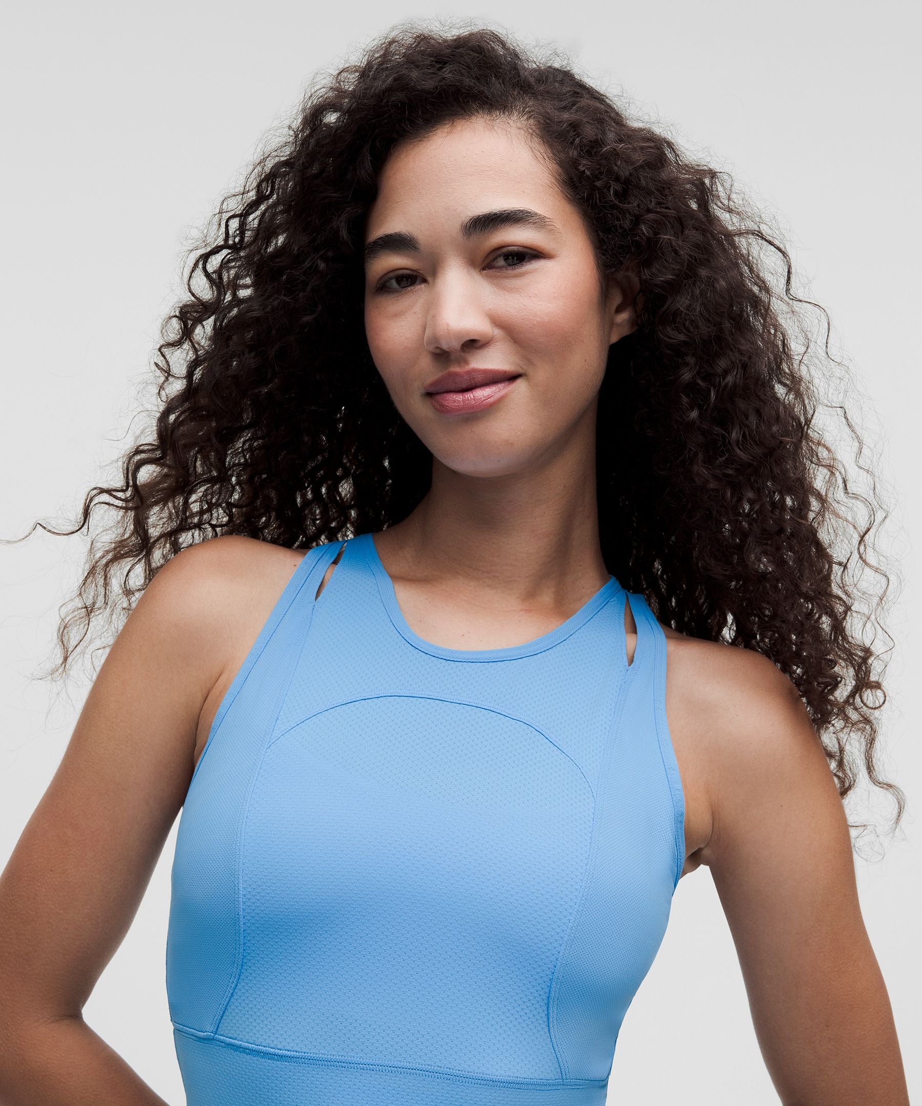 Lululemon Women's Mesh Cut-Out Cropped Tank Top *SLNSH Collection
