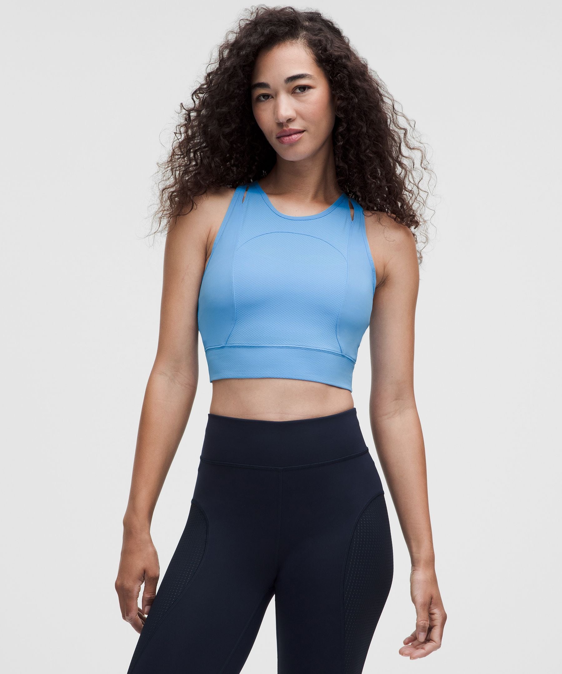 Lululemon Women's Mesh Cut-Out Cropped Tank Top *SLNSH Collection