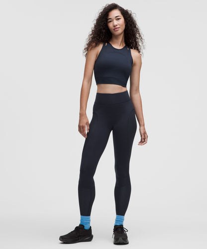 Lululemon Women's Mesh Cut-Out Cropped Tank Top *SLNSH Collection