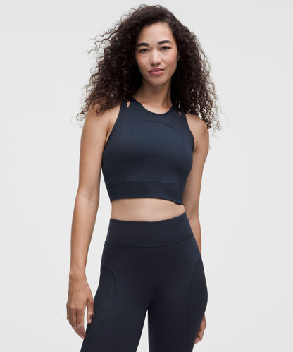 Lululemon Women's Mesh Cut-Out Cropped Tank Top *SLNSH Collection