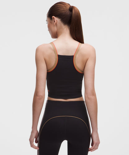 Lululemon Women's Nulux Side-Stripe Tank Top with Pocket *Light Support, B/C Cup