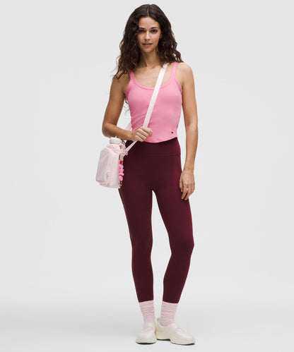 Lululemon Women's Nulu Ribbed Cropped Tank Top *Heart