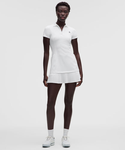 Lululemon Pleated-Hem Polo Golf Dress
