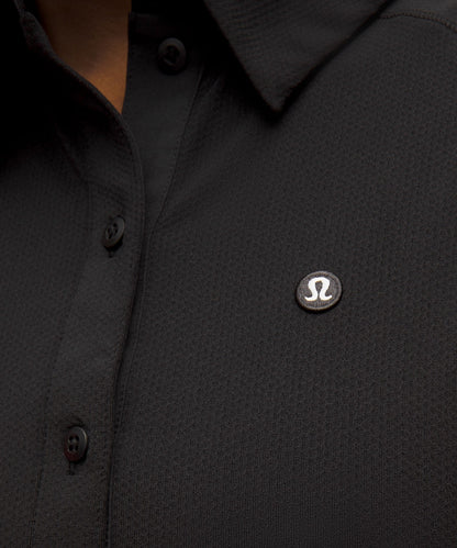 Lululemon Quick-Dry Sleeveless Polo Shirt Straight Hem *Logo