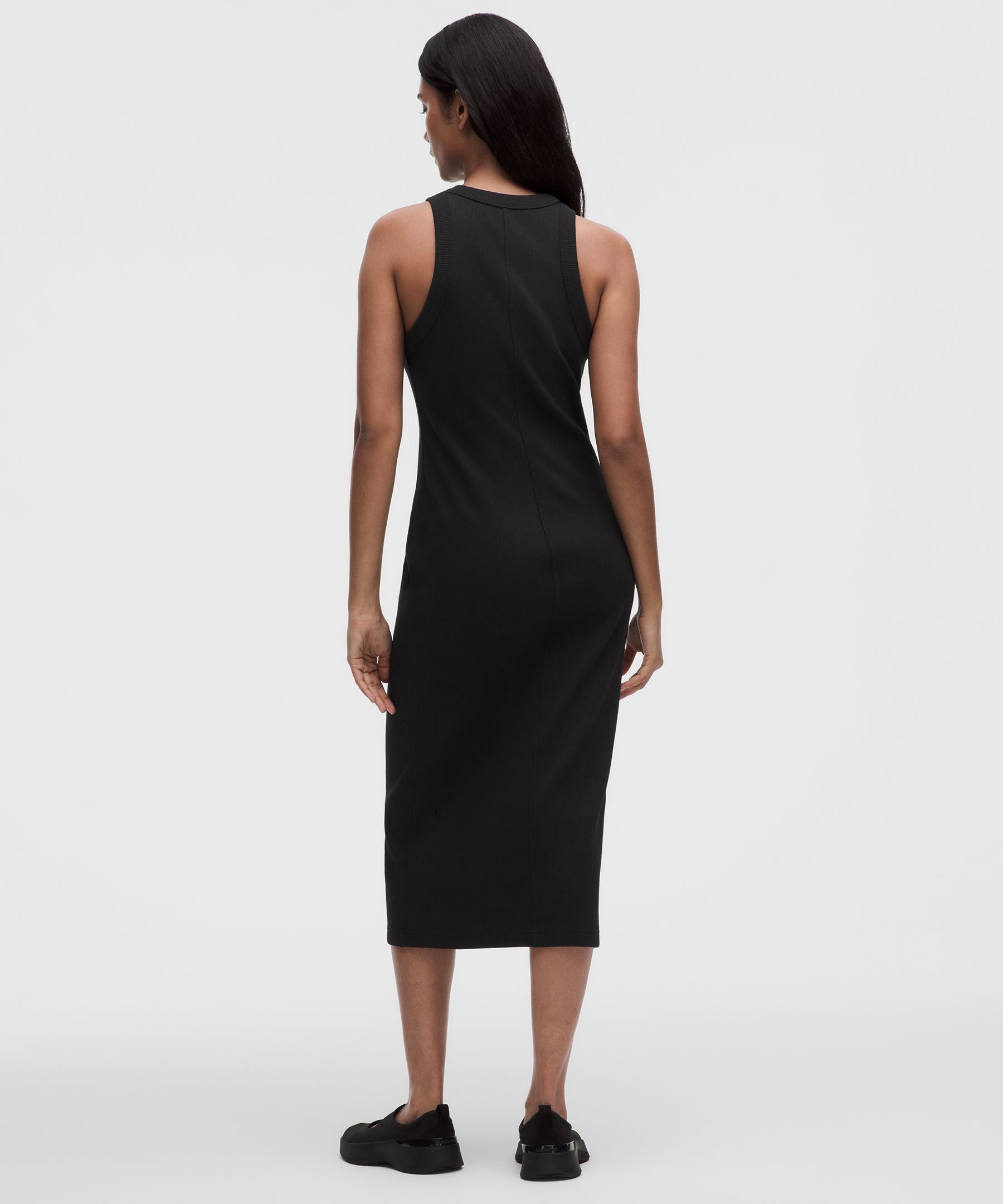 Lululemon Ribbed Heavyweight Cotton Midi Dress