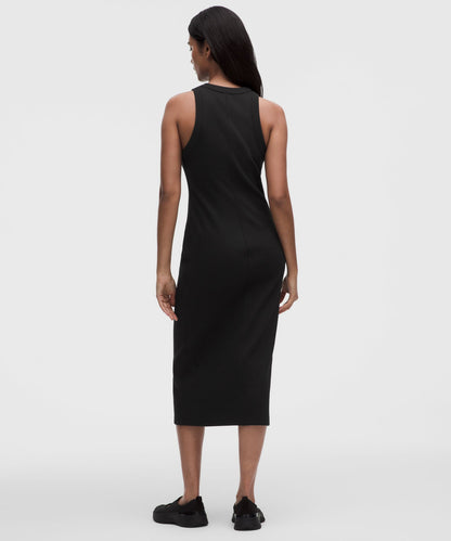 Lululemon Ribbed Heavyweight Cotton Midi Dress