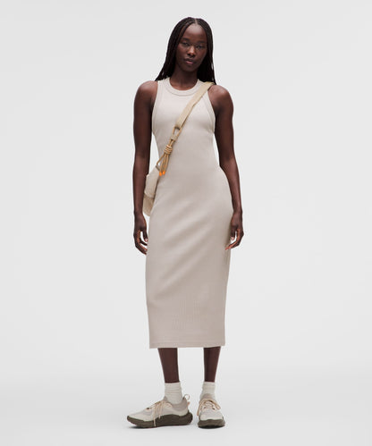 Lululemon Ribbed Heavyweight Cotton Midi Dress