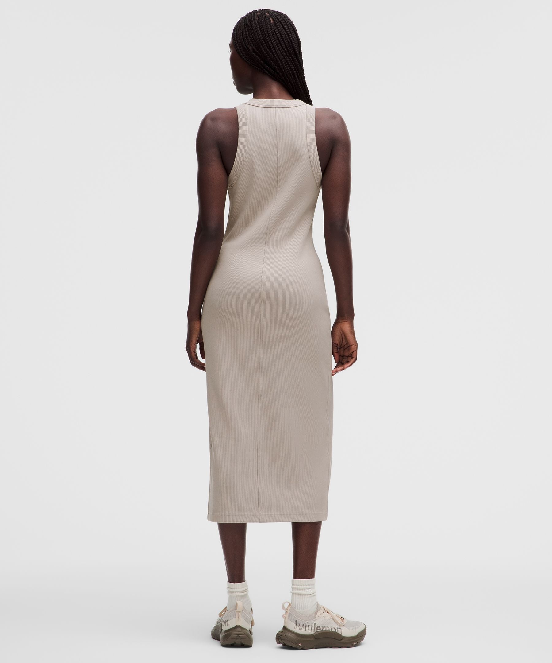 Lululemon Ribbed Heavyweight Cotton Midi Dress