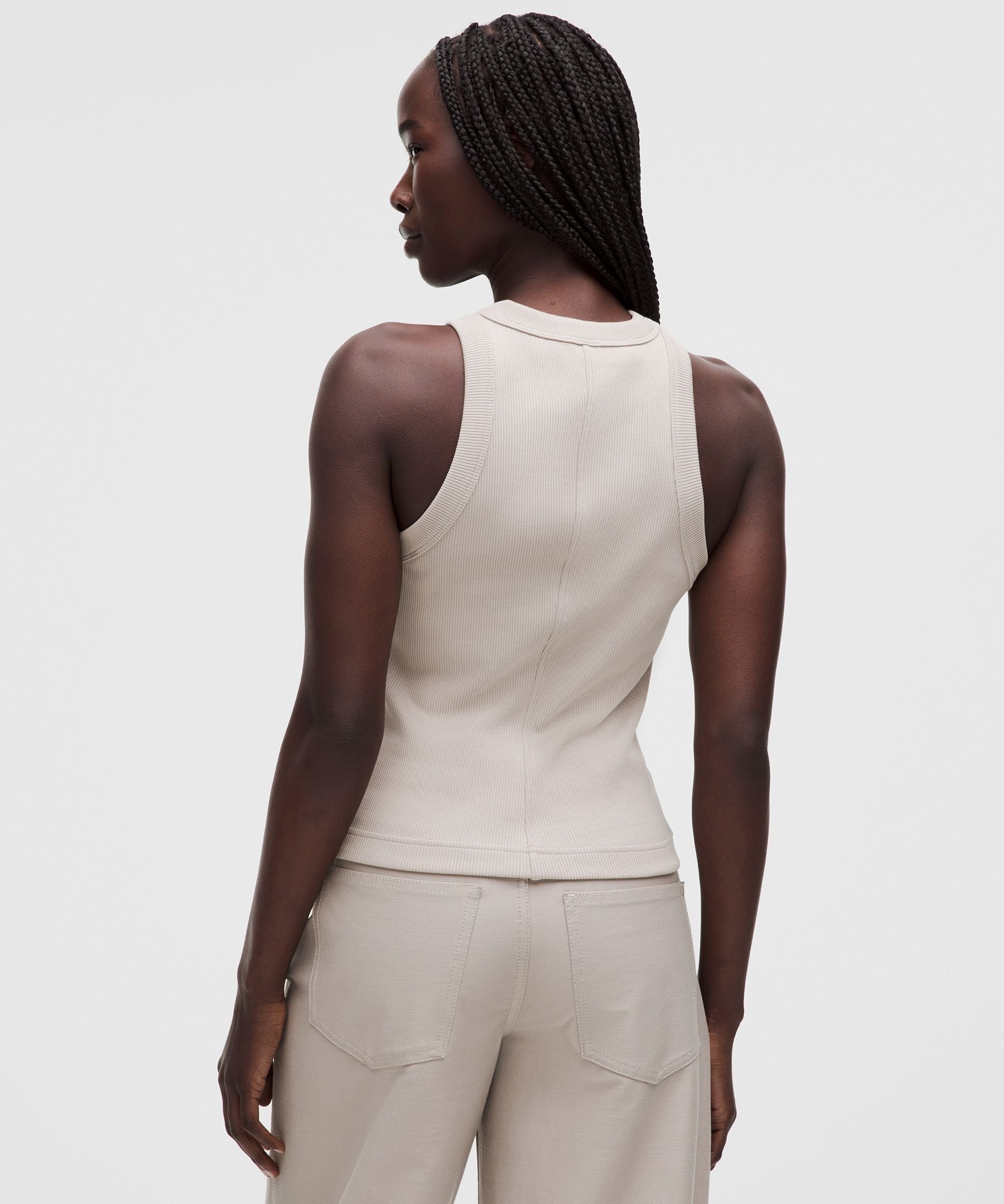Lululemon Women's Ribbed Heavyweight Cotton Racerback Tank Top
