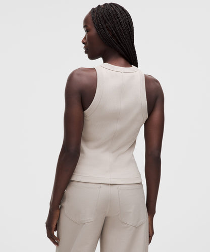 Lululemon Women's Ribbed Heavyweight Cotton Racerback Tank Top