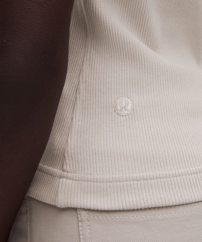Lululemon Women's Ribbed Heavyweight Cotton Racerback Tank Top