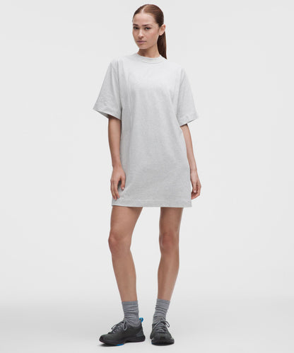 Lululemon Scuba Cotton Jersey T-Shirt Dress