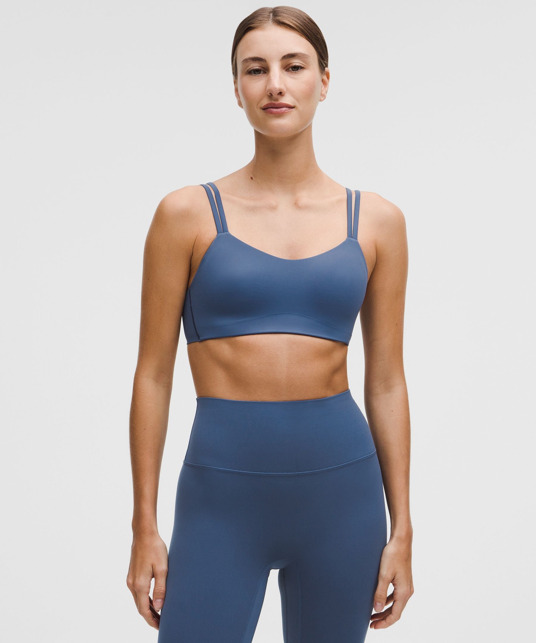 Lululemon Like a Cloud Bra *Light Support, B/C Cup Blue Twill