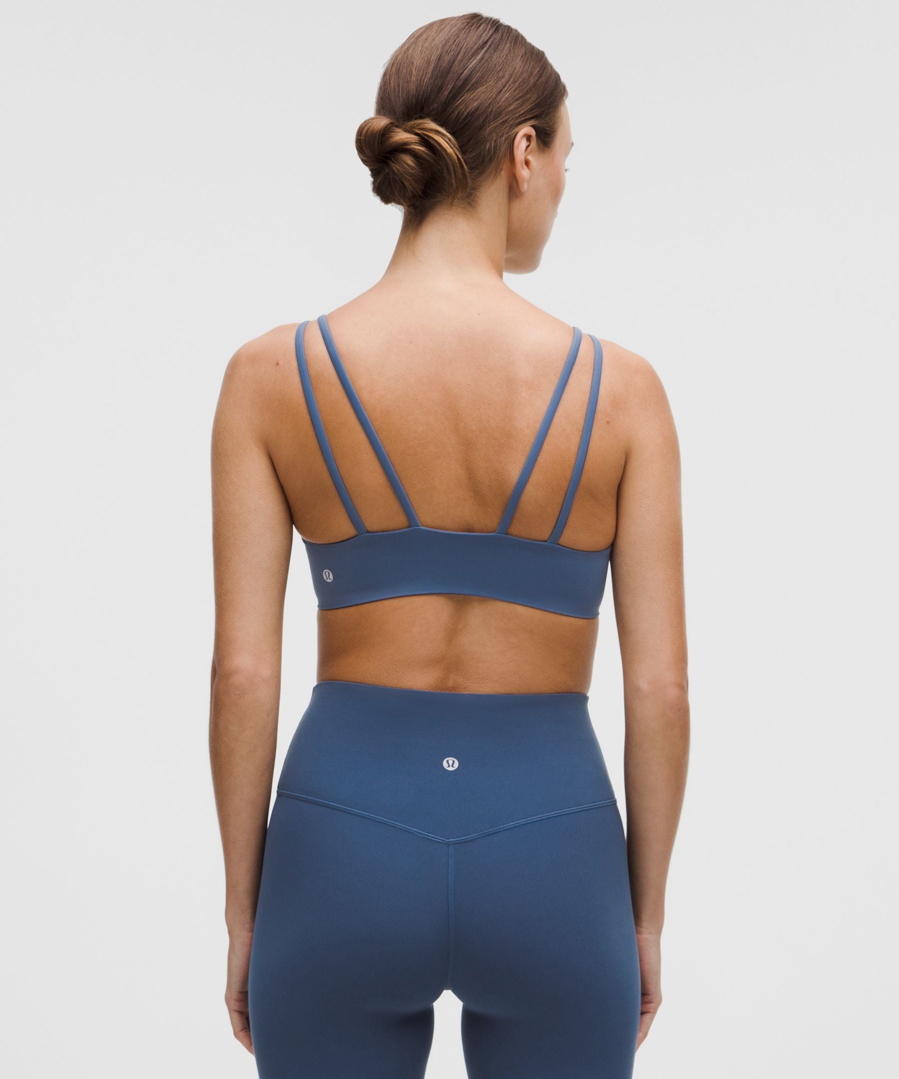 Lululemon Like a Cloud Bra *Light Support, B/C Cup Blue Twill