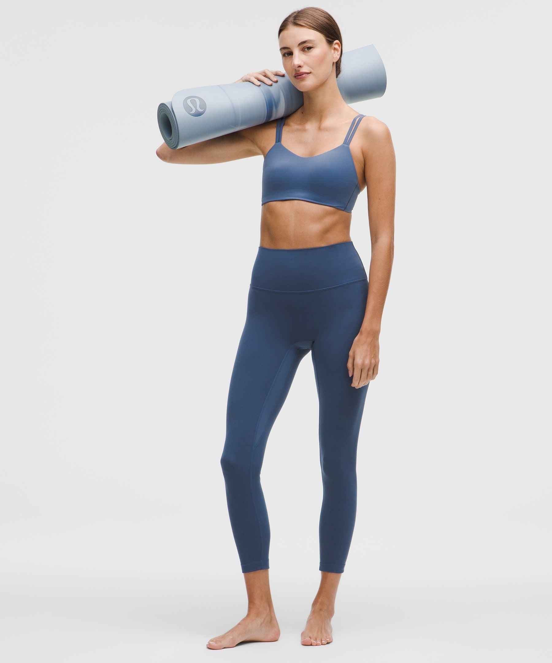 Lululemon Like a Cloud Bra *Light Support, B/C Cup Blue Twill