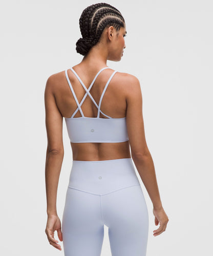 Lululemon Like a Cloud Longline Bra *Light Support, B/C Cup Serene Blue