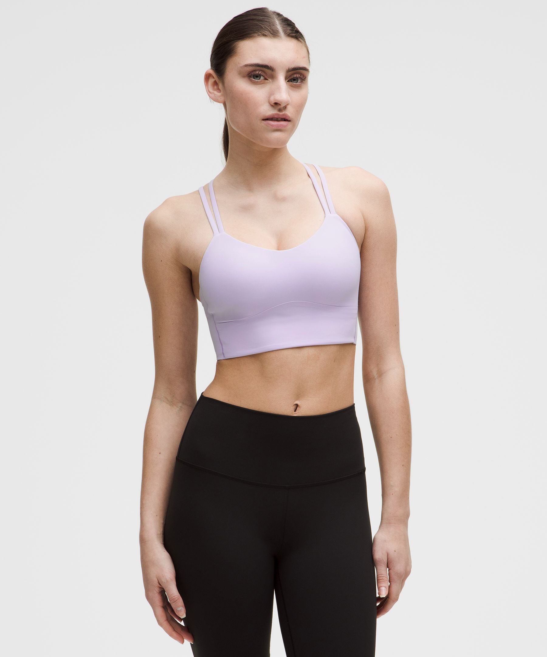 Lululemon Like a Cloud Longline Bra *Light Support, B/C Cup Lavender Frost