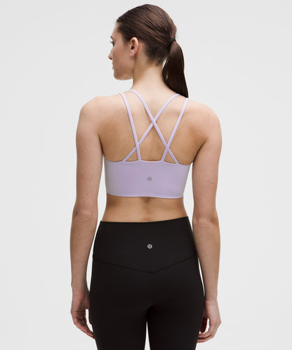 Lululemon Like a Cloud Longline Bra *Light Support, B/C Cup Lavender Frost