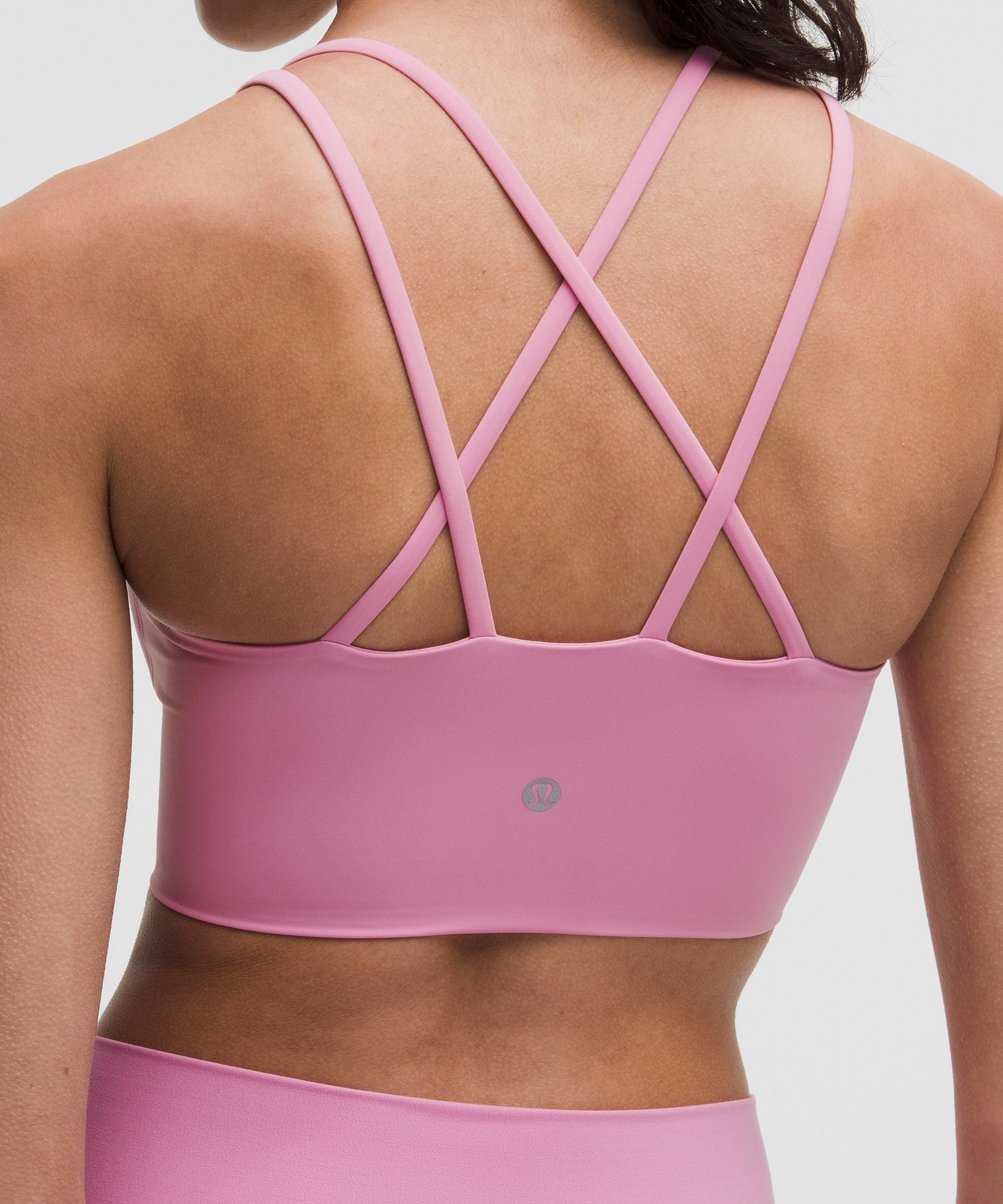 Lululemon Like a Cloud Longline Bra *Light Support, B/C Cup Pink Frosting