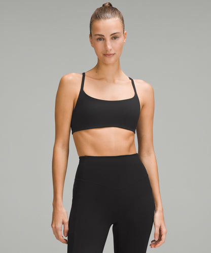 Lululemon Wunder Train Strappy Racer Bra *Light Support, A/B Cup Black