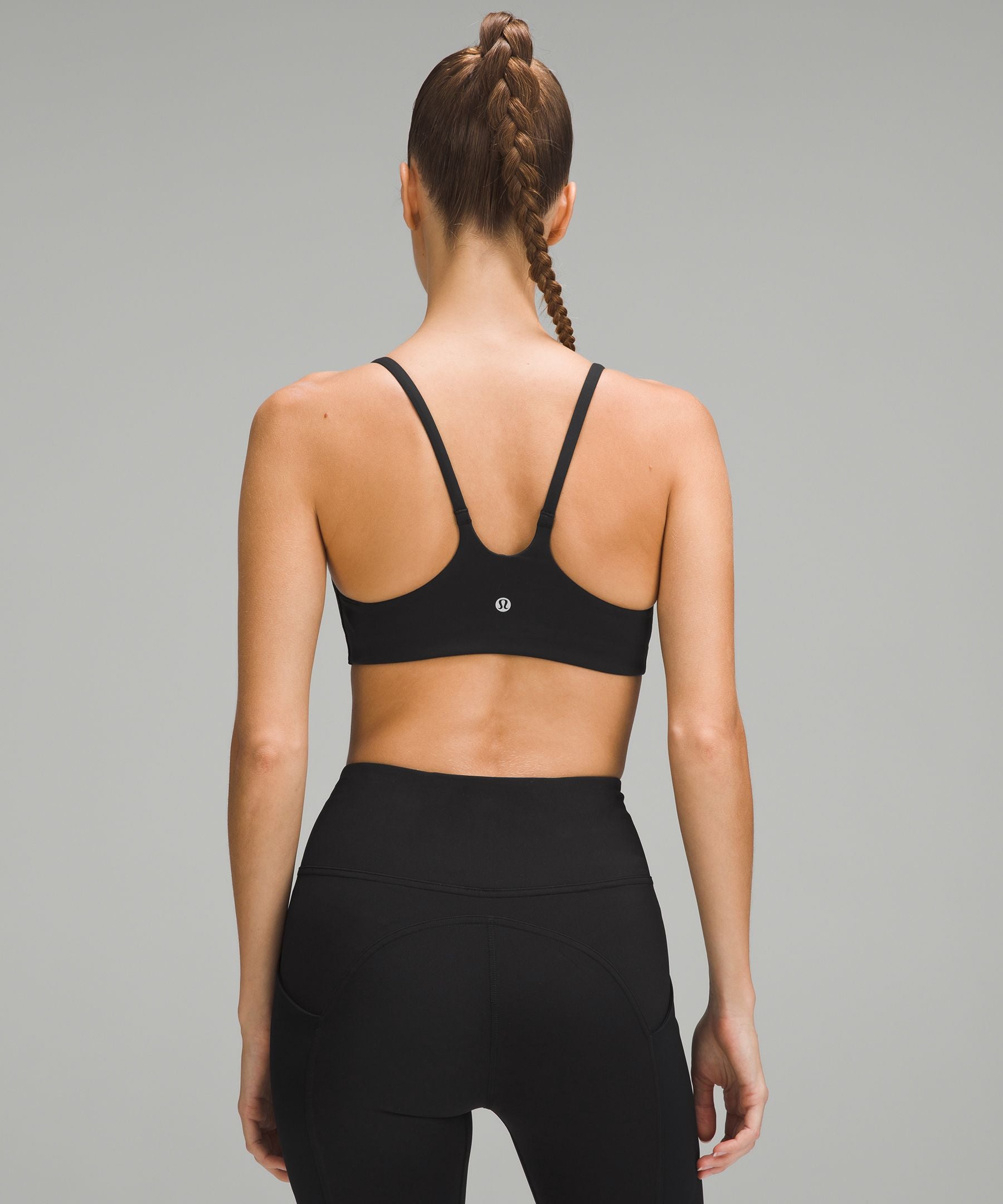 Lululemon Wunder Train Strappy Racer Bra *Light Support, A/B Cup Black