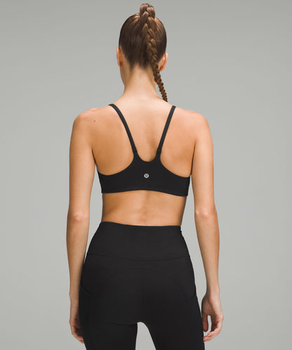 Lululemon Wunder Train Strappy Racer Bra *Light Support, A/B Cup Black