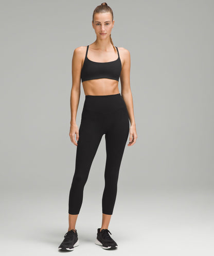Lululemon Wunder Train Strappy Racer Bra *Light Support, A/B Cup Black