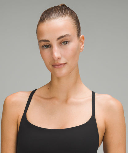 Lululemon Wunder Train Strappy Racer Bra *Light Support, A/B Cup Black