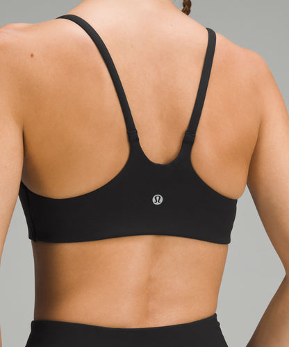 Lululemon Wunder Train Strappy Racer Bra *Light Support, A/B Cup Black