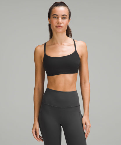 Lululemon Wunder Train Strappy Racer Bra *Light Support, C/D Cup Black