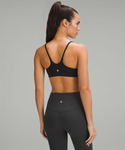 Lululemon Wunder Train Strappy Racer Bra *Light Support, C/D Cup Black