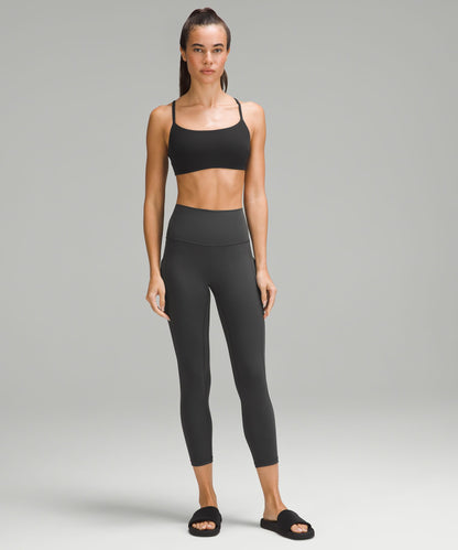 Lululemon Wunder Train Strappy Racer Bra *Light Support, C/D Cup Black