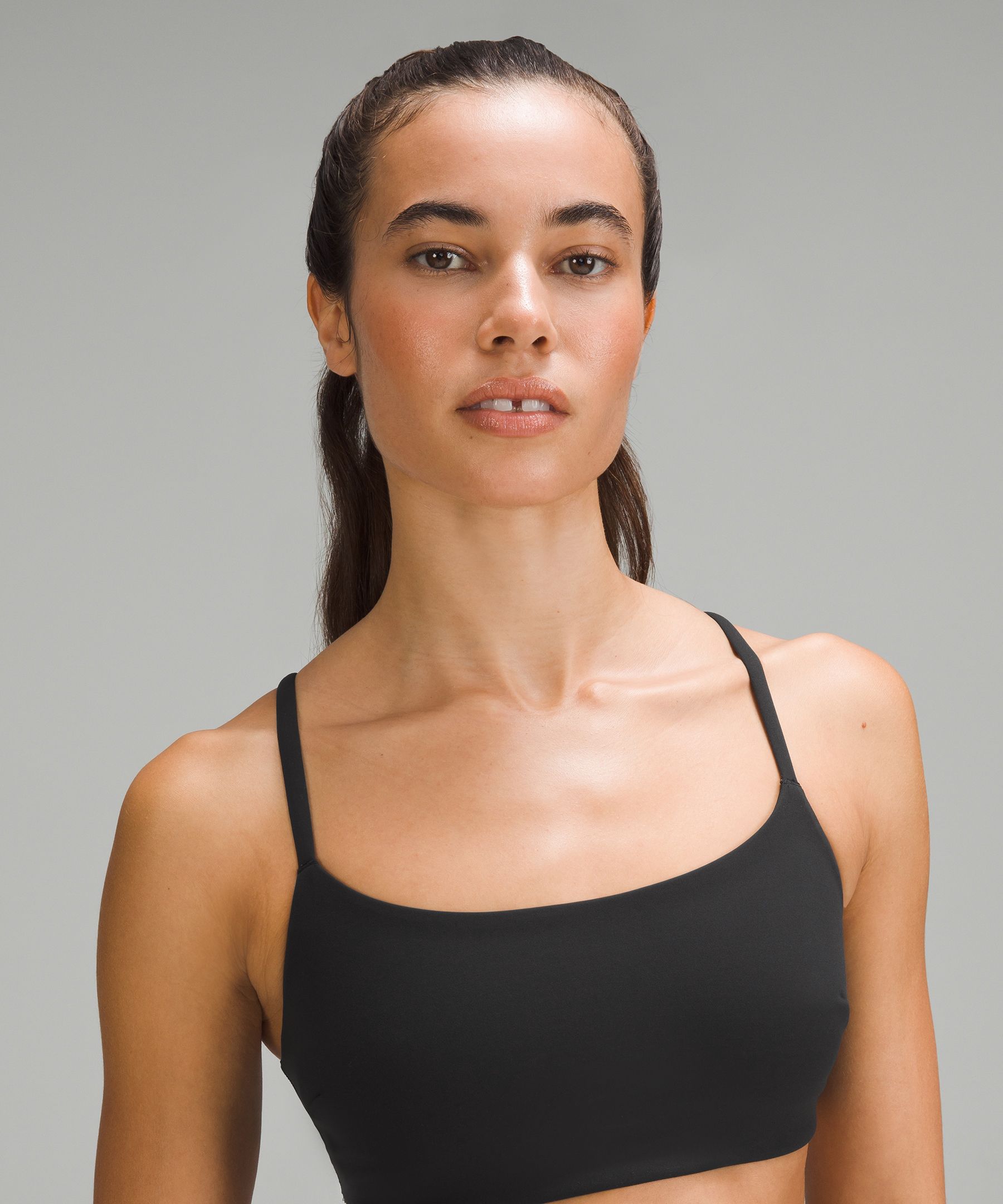 Lululemon Wunder Train Strappy Racer Bra *Light Support, C/D Cup Black