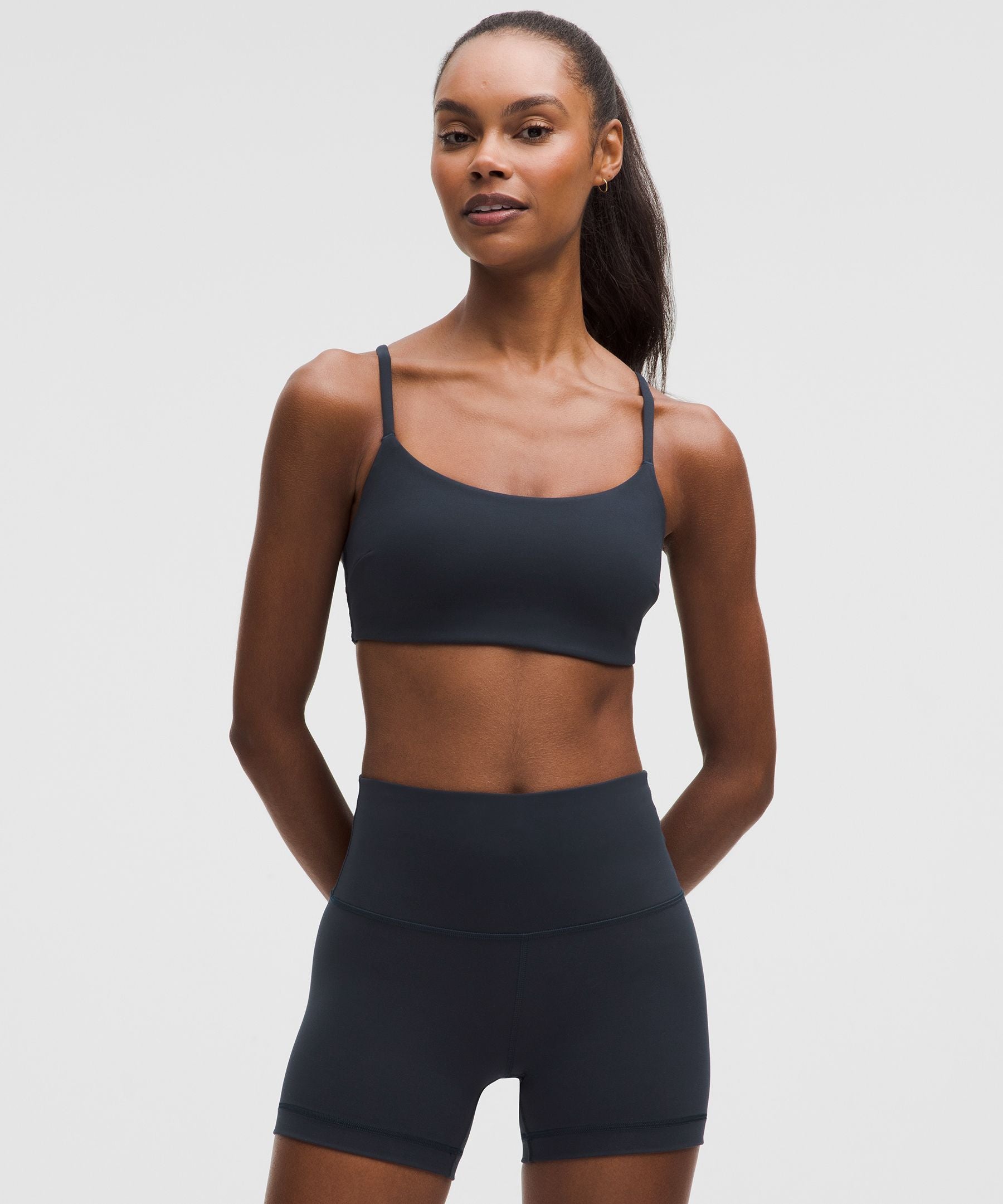 Lululemon Wunder Train Strappy Racer Bra *Light Support, C/D Cup True Navy