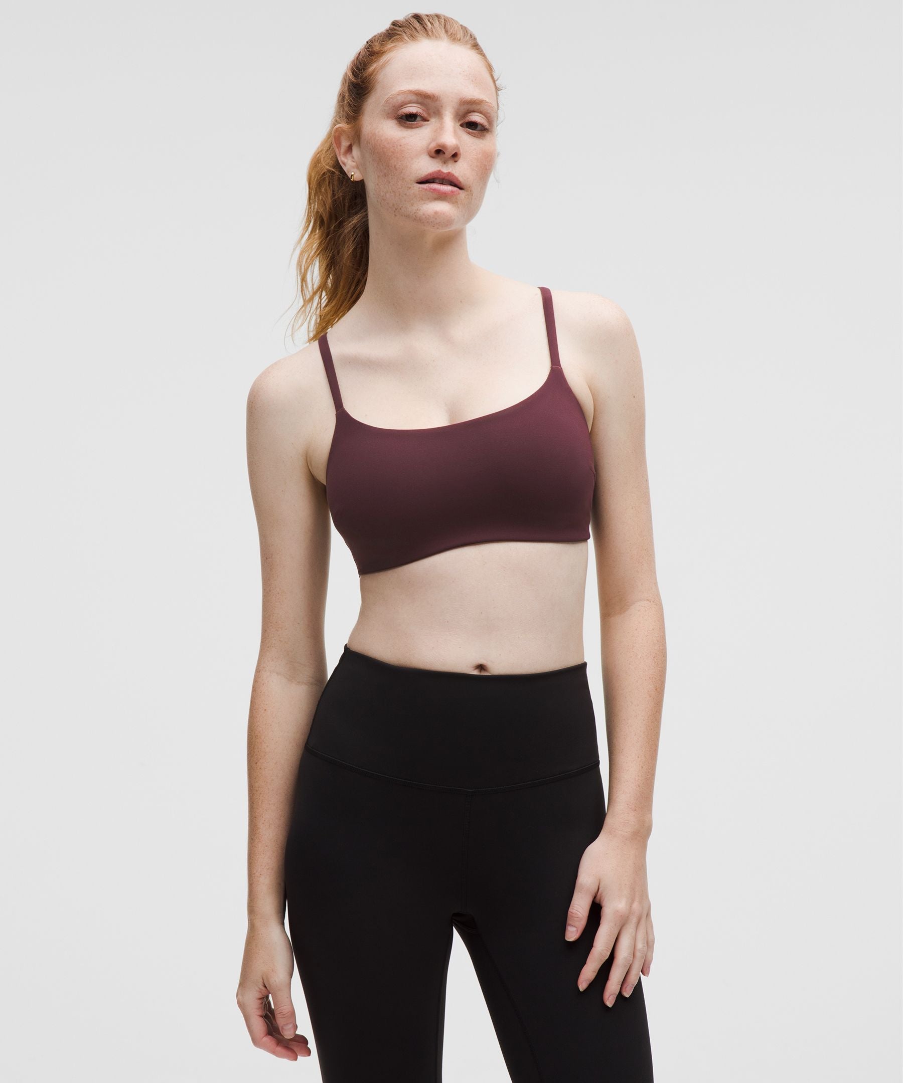 Lululemon Wunder Train Strappy Racer Bra *Light Support, C/D Cup Goodnight Plum