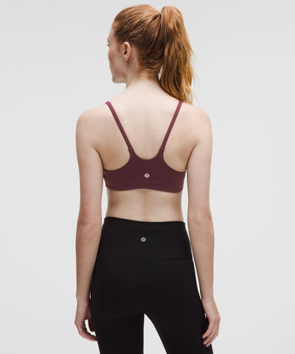 Lululemon Wunder Train Strappy Racer Bra *Light Support, C/D Cup Goodnight Plum