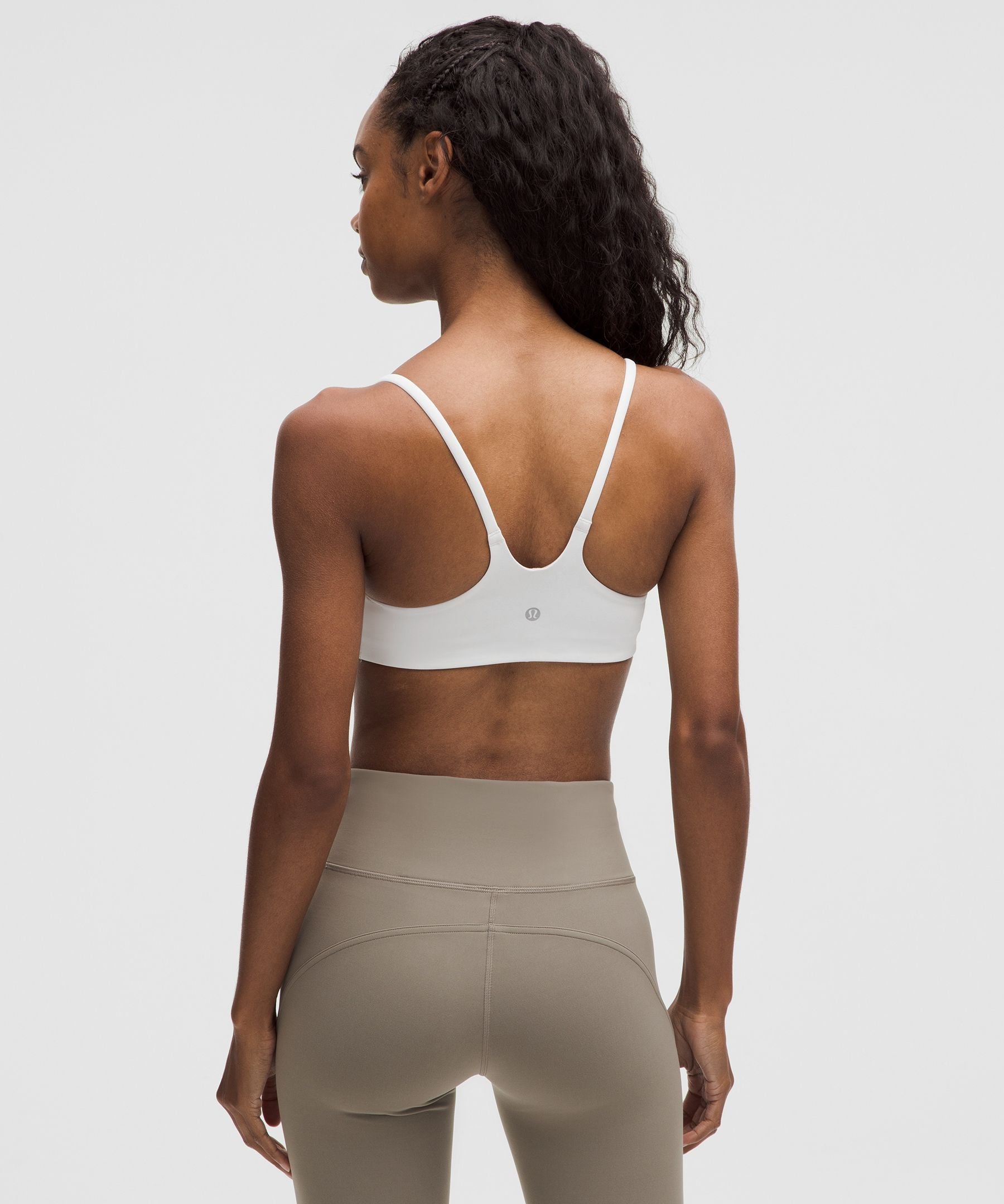 Lululemon Wunder Train Strappy Racer Bra *Light Support, A/B Cup White