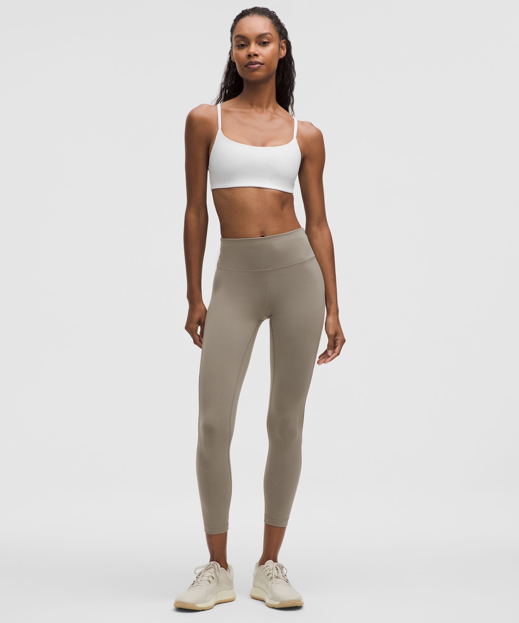 Lululemon Wunder Train Strappy Racer Bra *Light Support, A/B Cup White