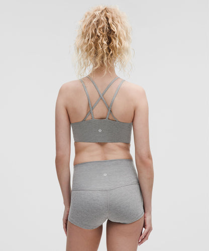 Lululemon Like a Cloud Longline Bra *Light Support, B/C Cup Heathered Core Medium Grey