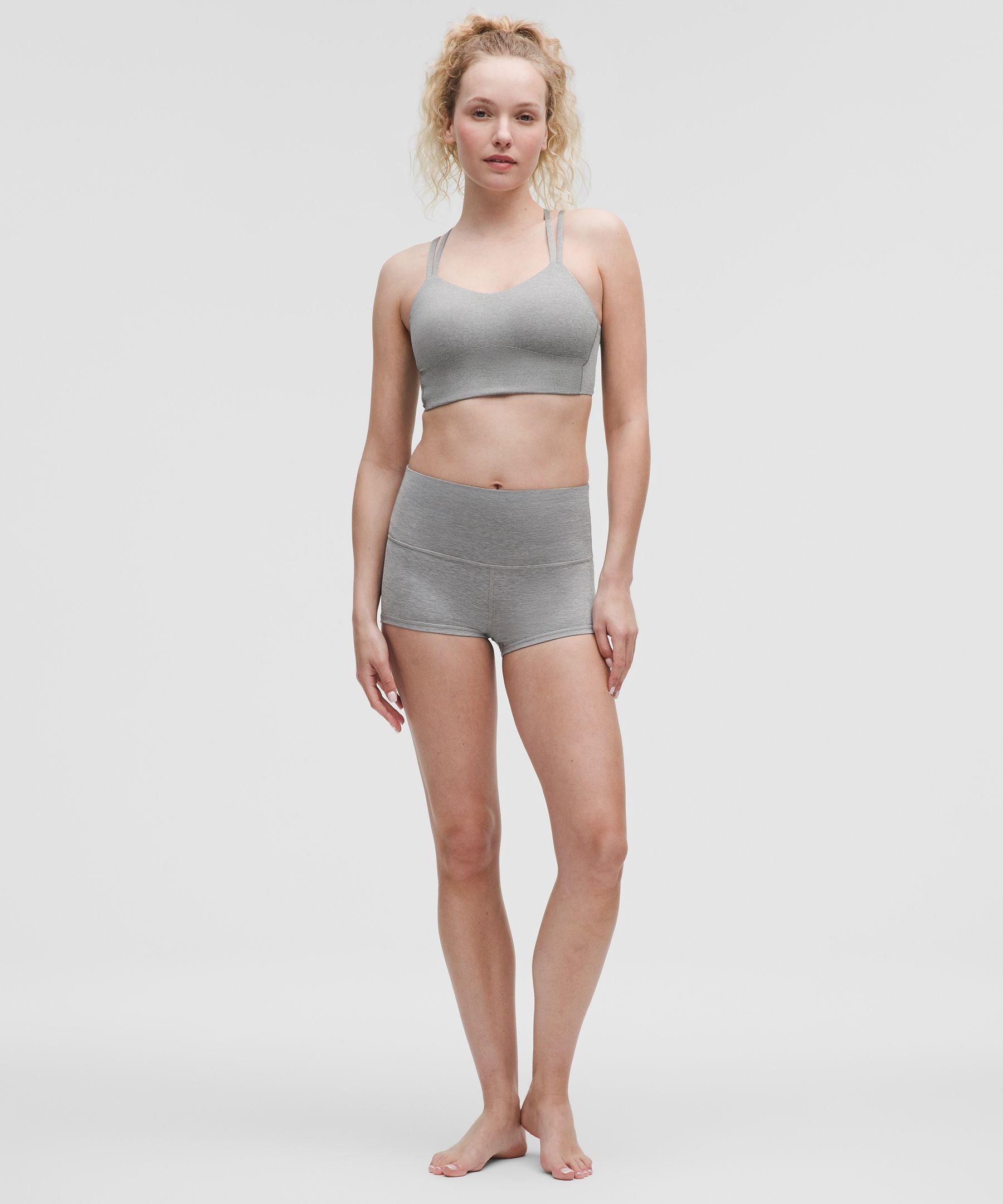 Lululemon Like a Cloud Longline Bra *Light Support, B/C Cup Heathered Core Medium Grey