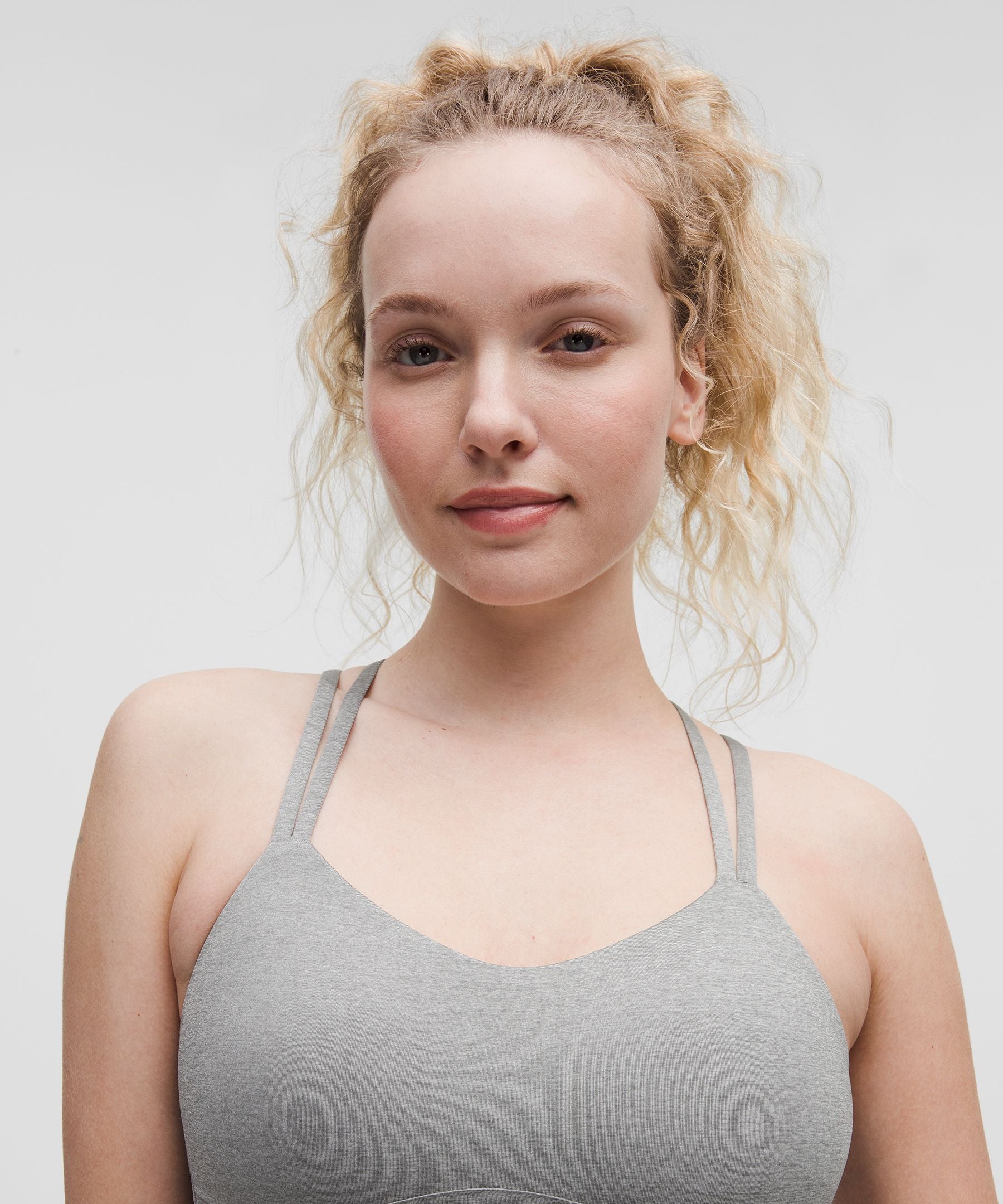 Lululemon Like a Cloud Longline Bra *Light Support, B/C Cup Heathered Core Medium Grey