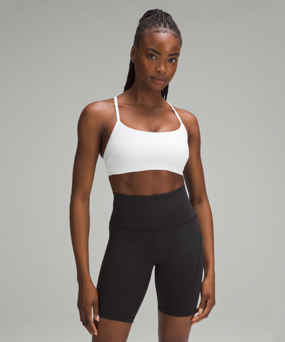 Lululemon Wunder Train Strappy Racer Bra *Light Support, C/D Cup White