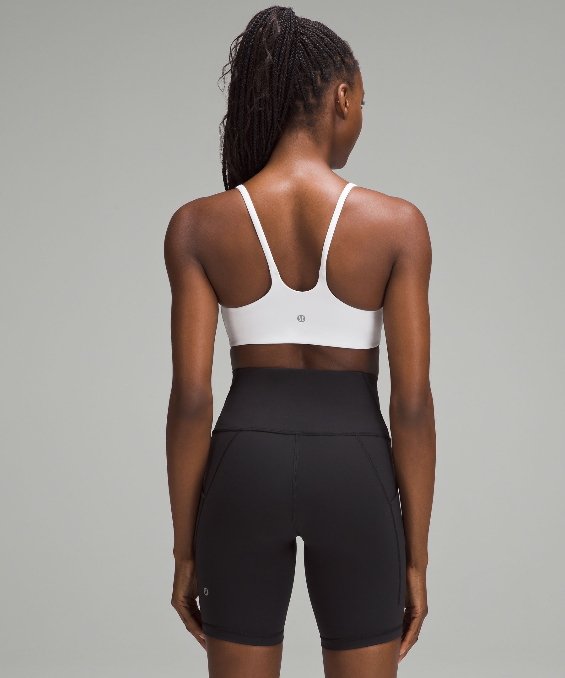 Lululemon Wunder Train Strappy Racer Bra *Light Support, C/D Cup White