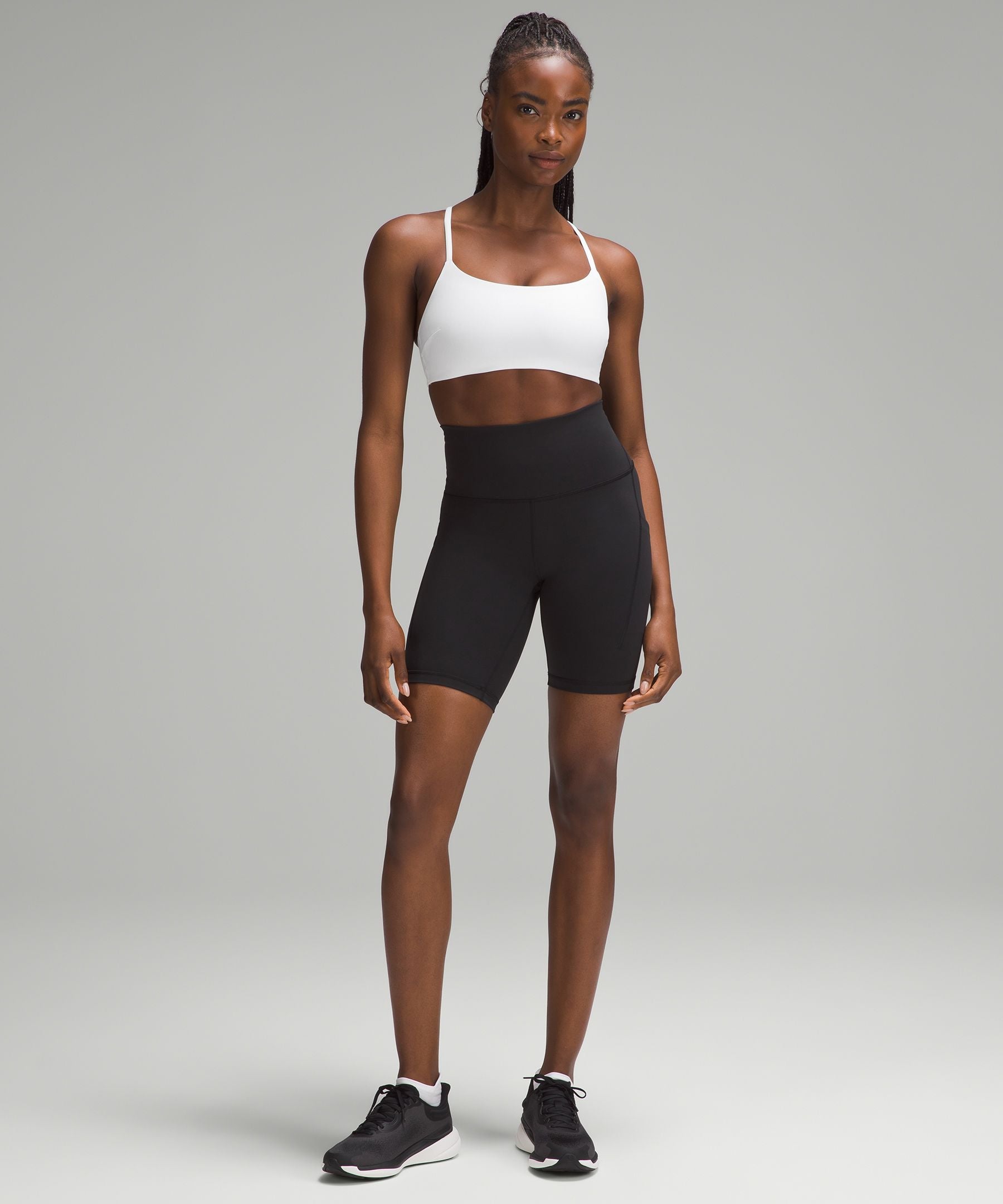 Lululemon Wunder Train Strappy Racer Bra *Light Support, C/D Cup White